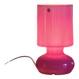 Lampe de table Lykta violette en verre Ikea années 80 vintage  LAMP-7147