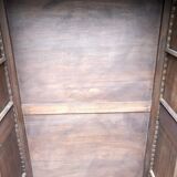 Old semi-glazed wardrobe