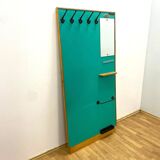 Retro Wall Hanger with Mirror, 1960s, Czechoslovakia