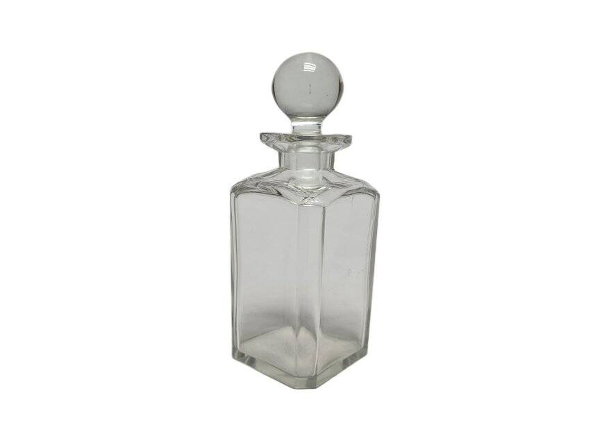 Art Deco crystal carafe, Germany, 1900s