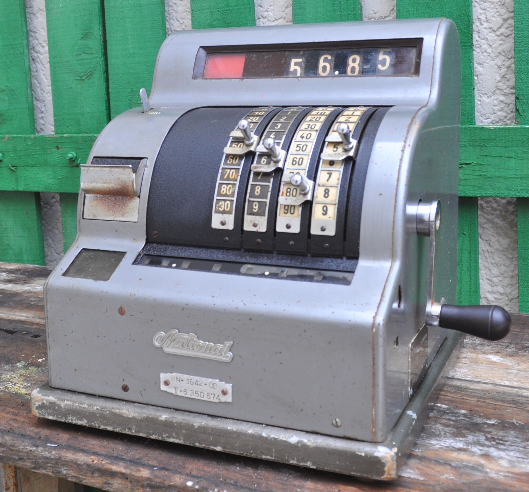 Vintage cash register "national"