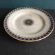 French vintage cake plate or cake stand for desserts or fruit, Sarreguemines, mod. Myosotis