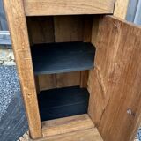 Bedside restored in solid oak