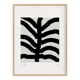 Abstract black lines giclee print, 50x70cm