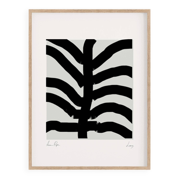 Abstract black lines giclee print, 50x70cm