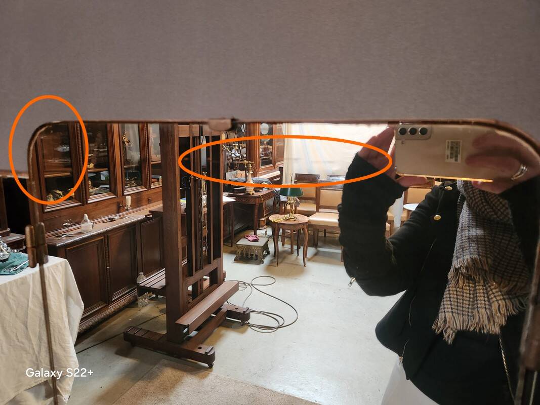 Walnut Veneer Hairdresser, Art Deco - 1930