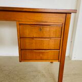 Vintage retro Danish mid-century teak desk by Bent Silberg Møbler 1960s