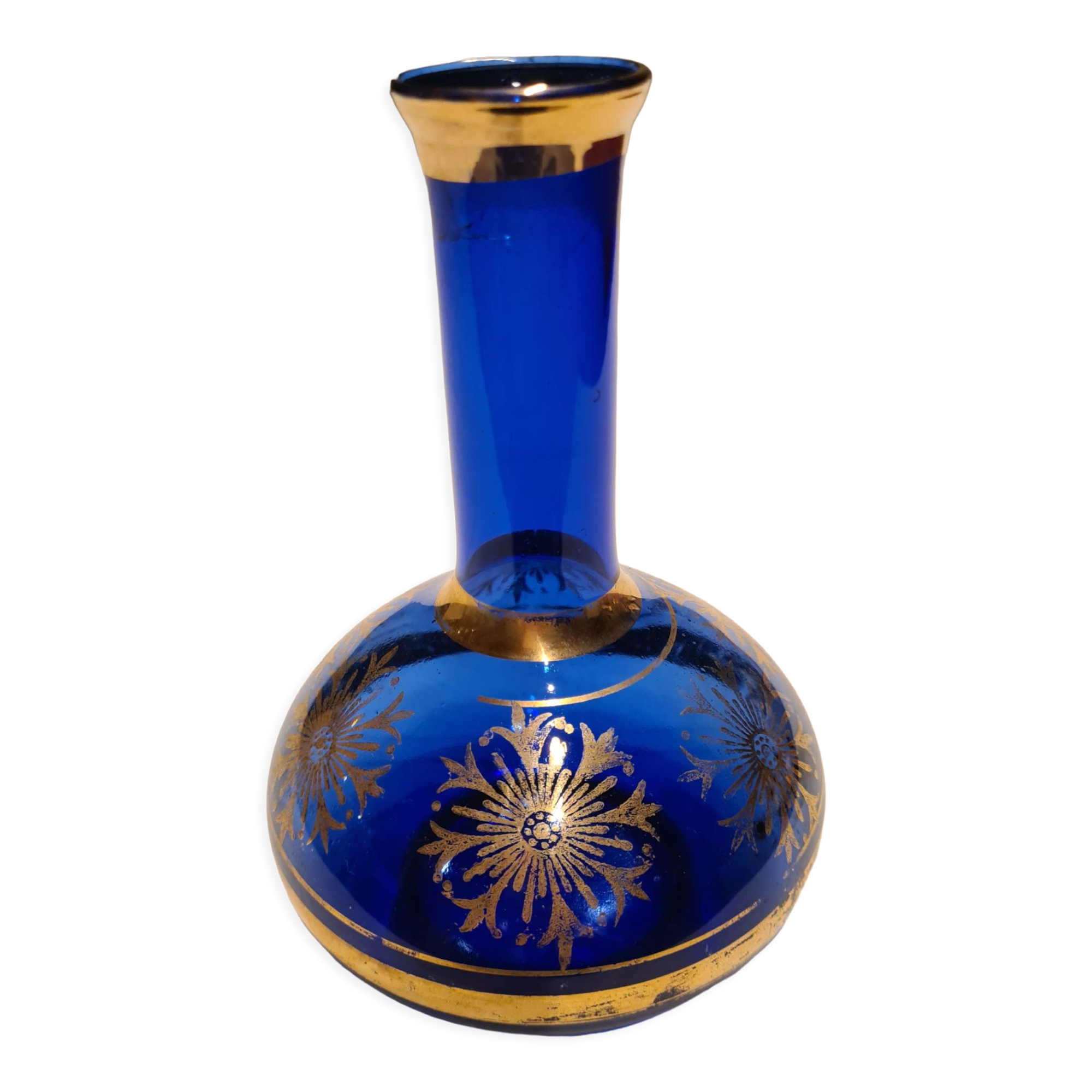 Blue decanter