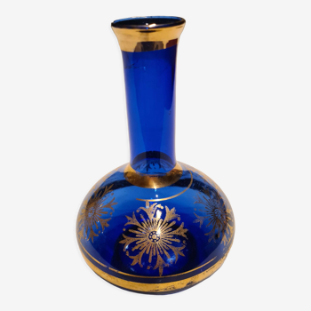 Blue decanter