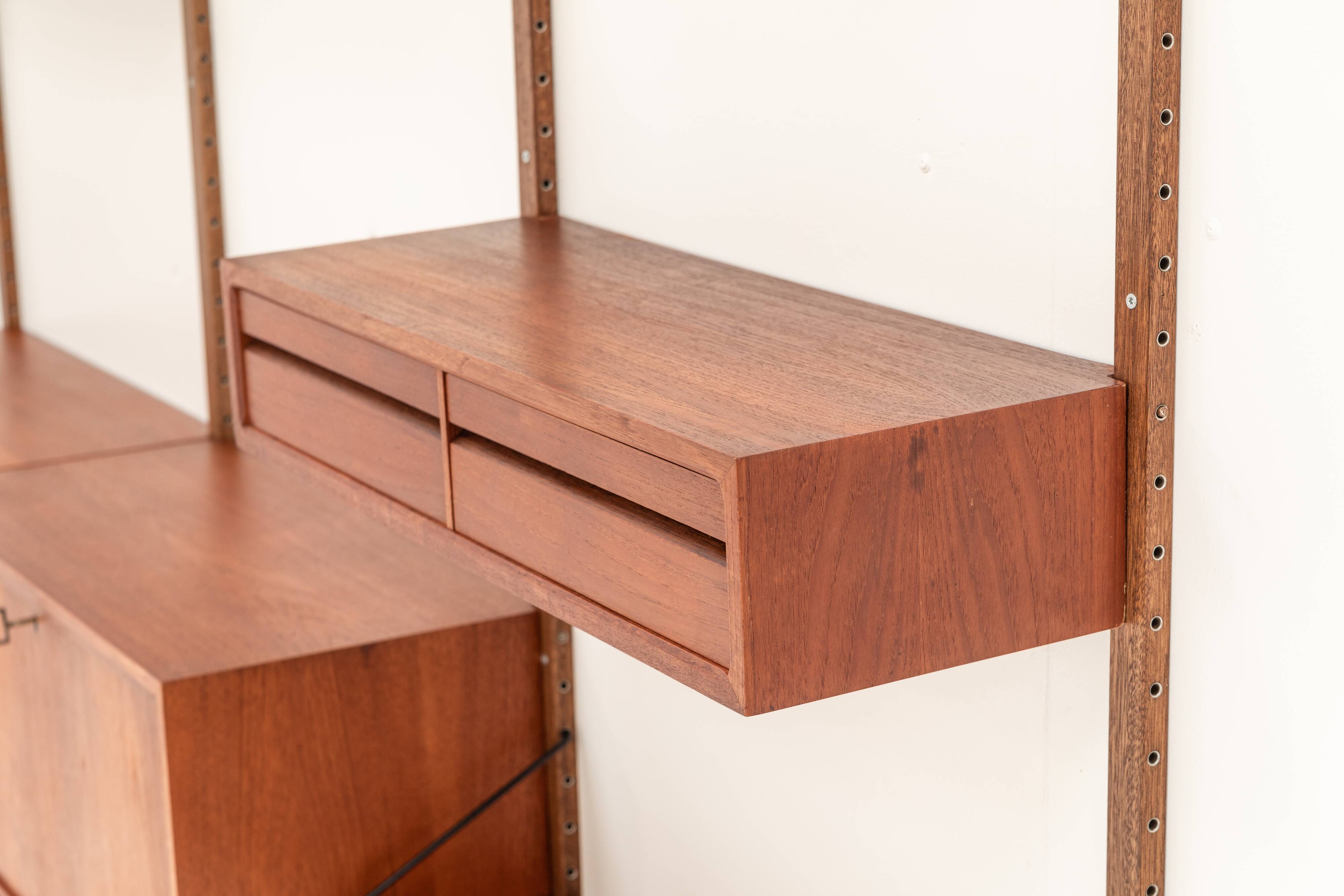 3-column wall unit by Poul Cadovius