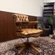 English Chesterfield Office Chair Captain Chair
