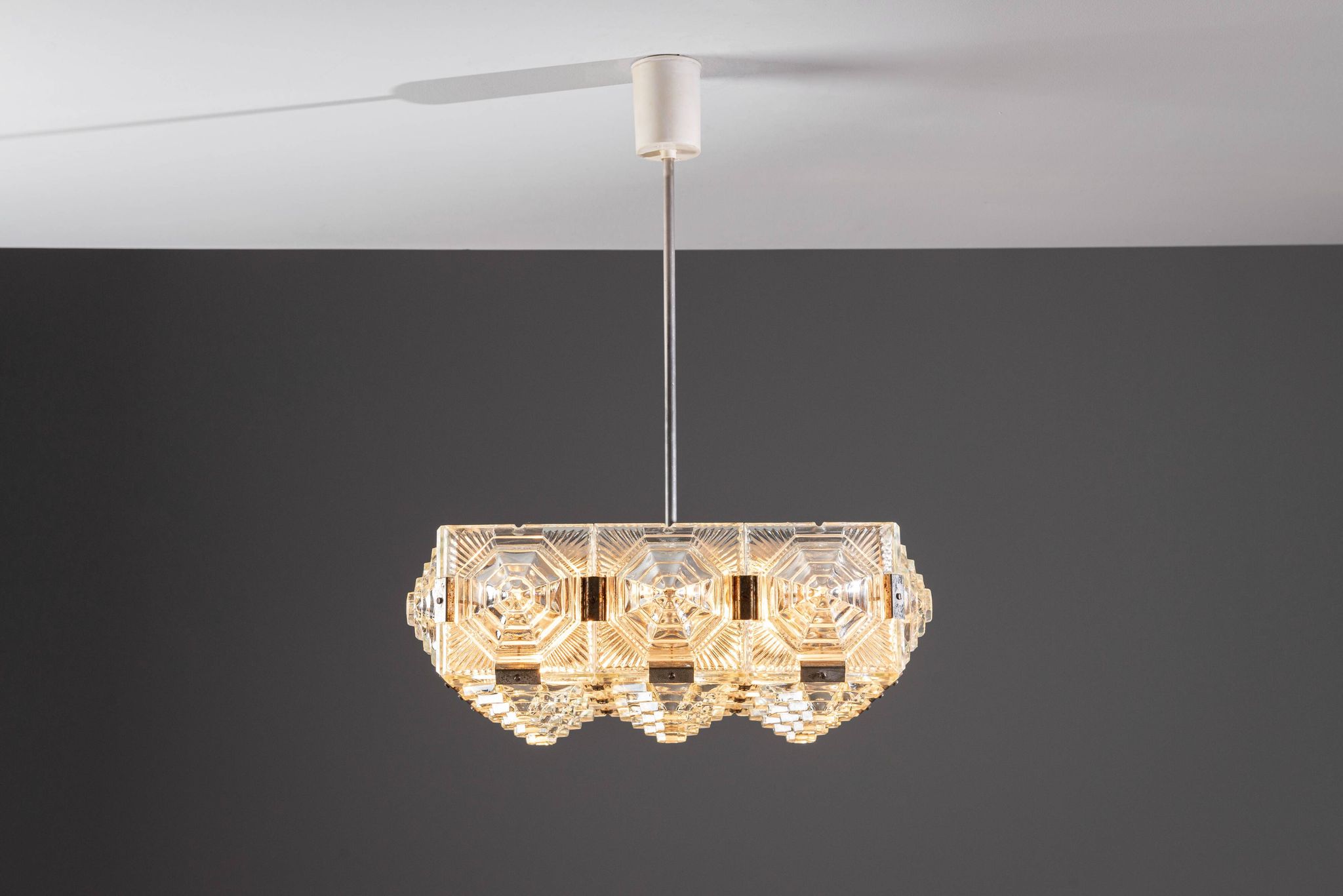 Chandelier Jaroslav Bejvl pour Kamenický Šenov