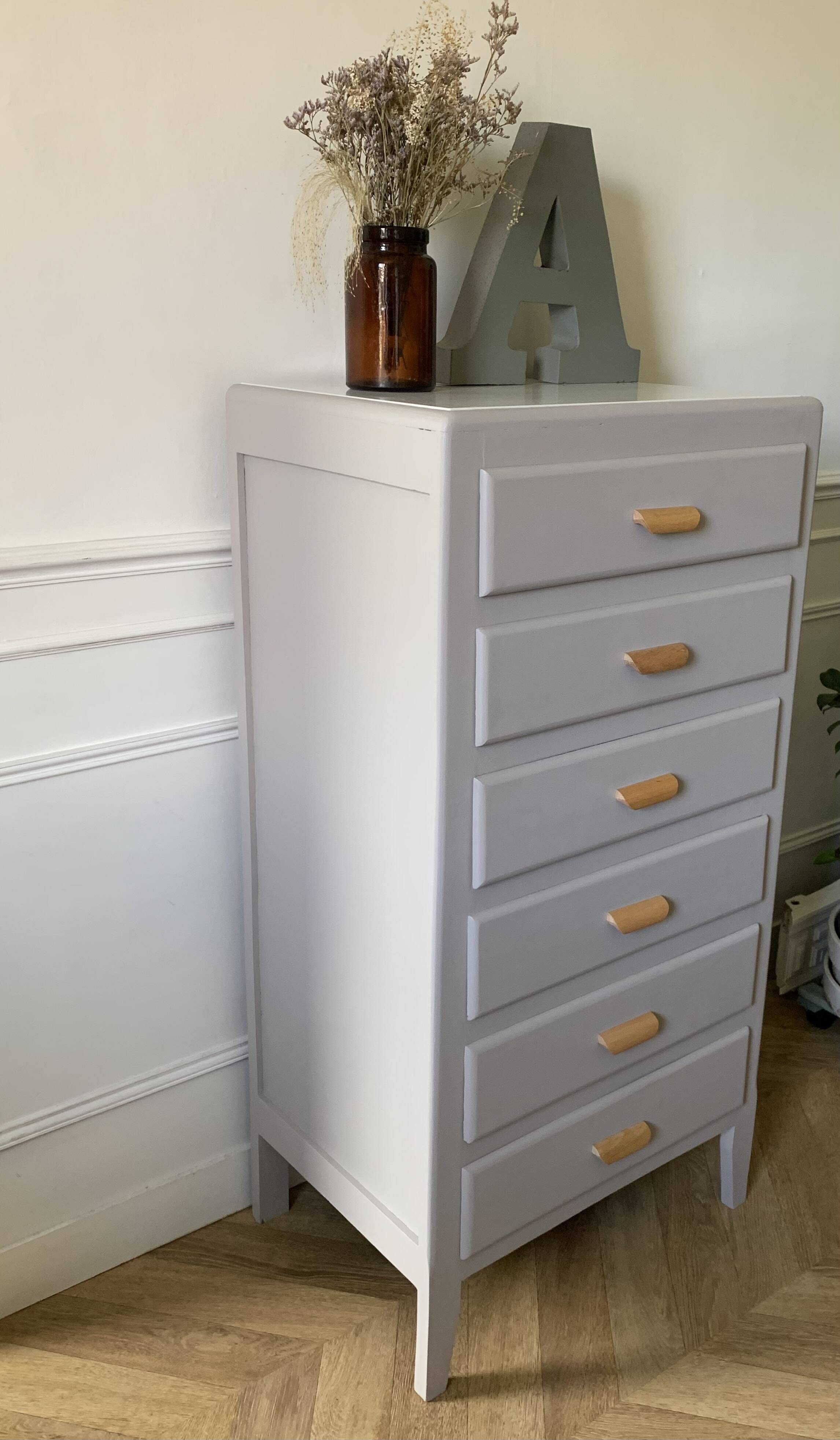 High chest of drawers