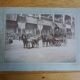 Old photograph 1900 horse-drawn carriage Oriental carpet, Brittany