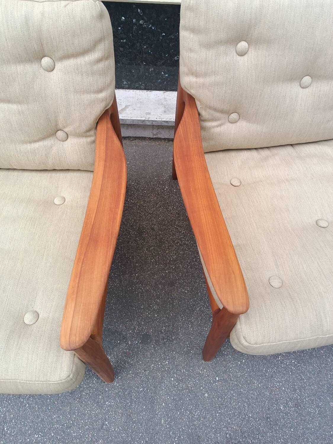 Pair of Scandinavian armchairs by Eugen Schmidt