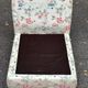 2 modular vintage bench armchairs with floral pattern – Cottage Style