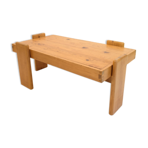 Table basse en pin massif