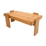 Solid pine coffee table from the 70s