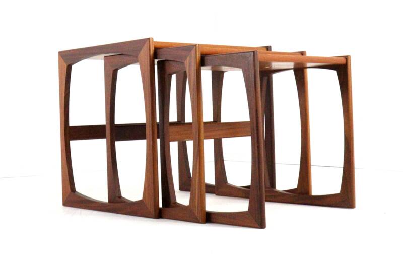 Set of G-Plan nesting tables 'Cottonfield' - mid century modern