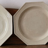 Set of 6 plates in Chantilly faience