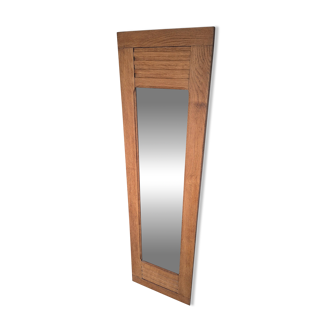 Solid oak mirror