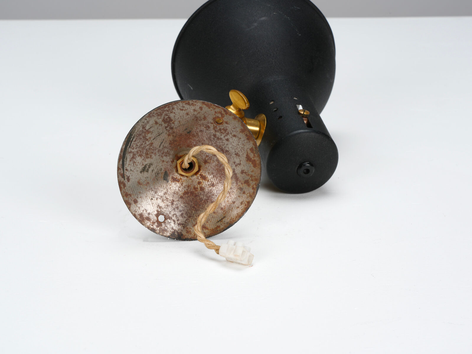 Applied around 1950 in brass