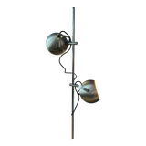 Silver mid-century vintage Herda eyeball floor lamp