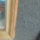 Miroir ancien en stuc doré époque xixeme