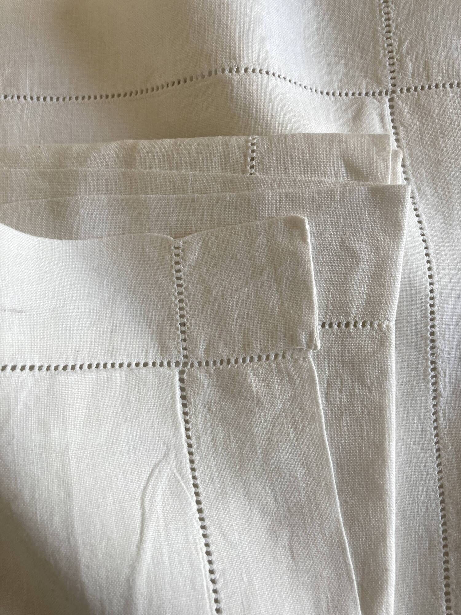 Pair of reserve pillowcases in linen thread to days without monogram
