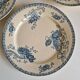 5 assiettes plates Sarreguemines modèle Royat