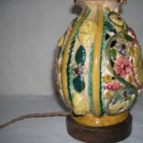 Openwork porcelain lamp base - Italy from the 1920s