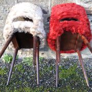 Pair of Baumann moumoute chairs n°845