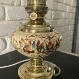 Old electrified oil lamp