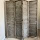 Paravent lamelle volet persienne vintage