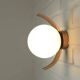 Vintage wall lamp, 1 of 4, brutalist sconce, copper ceiling light 1970's