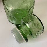 Carafe verrre soufflé dépoli  style empoli