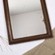 Large old mirror 65cm, carved wooden frame
