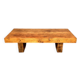 Brutalist Japandi Wabi Sabi coffee table