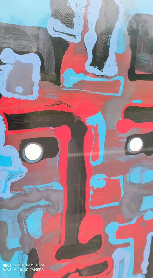 Abstract face painting