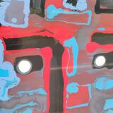Face painting in abstraction
