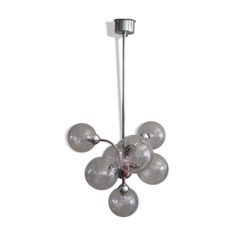 Sputnik chandelier of the 1970s by Massive Belgium