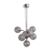 Lustre Spoutnik des années 1970 par Massive Belgium