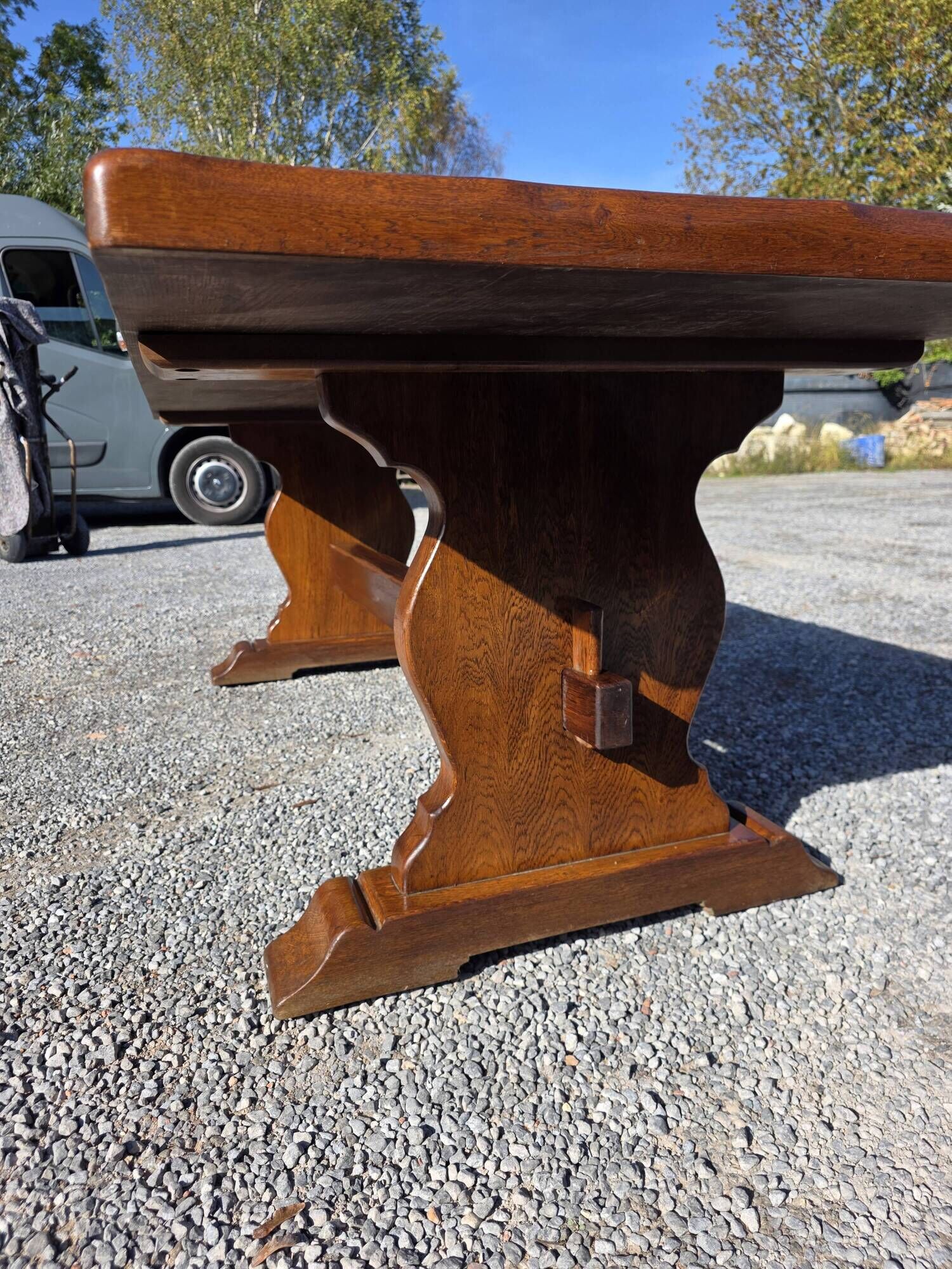 Monastery table in oak
