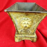 Empire patinated copper planter