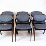 Set Of Six Dining Chairs Model 42 By Kai Kristiansen For Schou Andersen