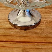 Vintage glass fruit bowl