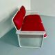 Old 2 seater sofa Italian design from the 70s Talin Vicenza metal per