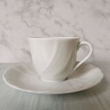 Porcelain cups and saucers Limoges Bernardaud