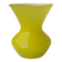 Vase en verre jaune