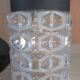 Suspended lamp design raak netherlands 1970s moulded glass height 22.5cm